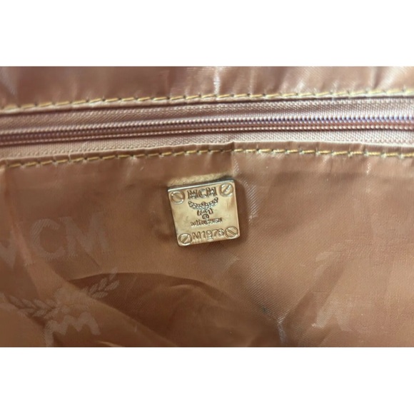 MCM Aren Cognac Visetos Tote Bag - Picture 9 of 9
